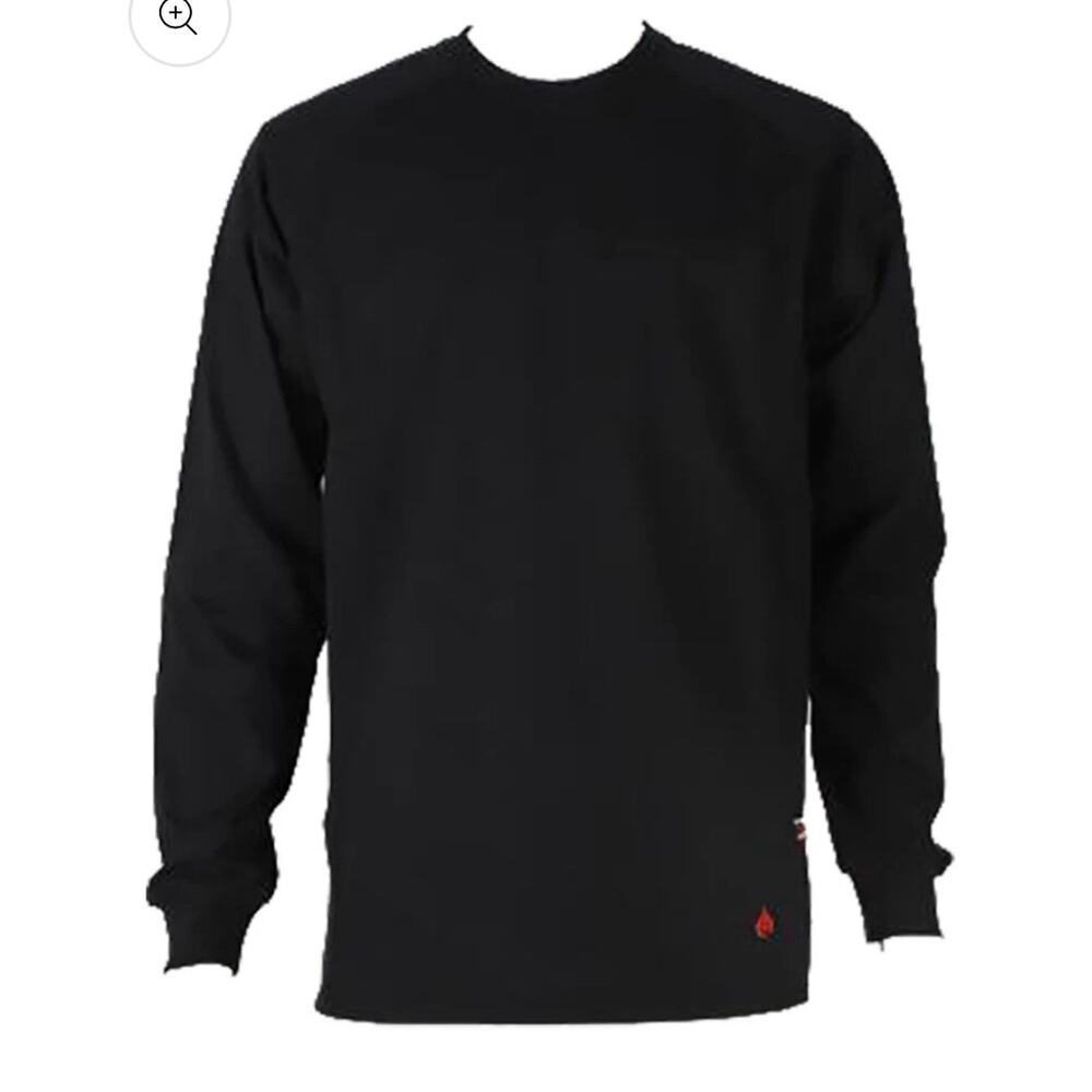 Forge FR Flame Resistant Black Long Sleeve Work Shirt 4XL HRC2 NFPA 70E NEW~NWT